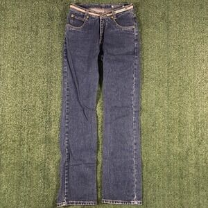 Lawman Western Jeans Women 26X33 Blue Relaxed Straight Sample Pair